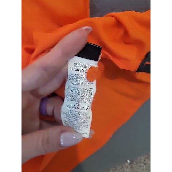 Oakley Men’s XXL O Hydrolix Polo Shirt – Orange – Performance – EUC - Picture 8 of 9